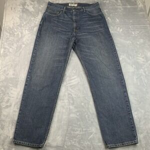 Levi 550 Jeans Mens 36x34 Blue Medium Wash Relaxed Loose Fit Straight Leg